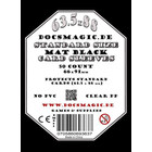50 Docsmagic.de Double Mat Black Card Sleeves Standard Size 66 x 91