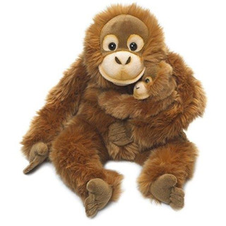 WWF16112 - Universal Trends - WWF Orangutan mother with baby 25 cm