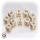 Q-Workshop WUS18 Axis & Allis - USA Dice: Beige/Black...