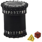 Deal! Runic Black Leather Dice Cup