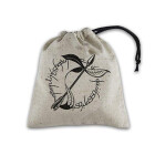 Elvish Beige & black Basic Dice Bag