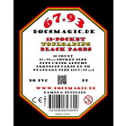 50 Docsmagic.de 18-Pocket Pages Black - Toploading Standard Size - MTG - Pokemon - 11-Hole - Schwarz
