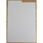 25 Docsmagic.de White Standard Size Comic Divider 7-1/4"x 10-3/4"+ 0.5"Tab - 28pt