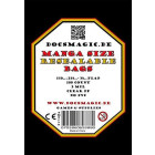 5x 100 Docsmagic.de Resealable Manga Bags 5-9/10"x 8-6/10"+ 1-1/2" Flap- 2 Mil