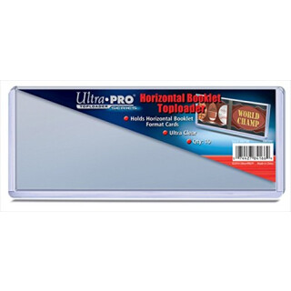 10 Ultra Pro Horizontal Booklet Toploader - 7 5/8" x 3 13/64" (193.7 mm x 81.4 mm) - Top Loader - Holder - Halter