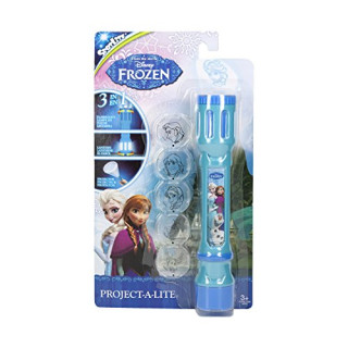 Disney Frozen Taschenlampe mit 6 austauschbaren Linsen zum Projizieren