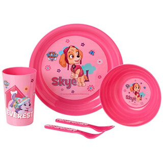 Paw Patrol 4620BL-5886 Breakfast/Lunch and Dinner Set, Pink