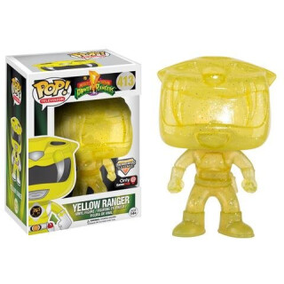 Funko POP! TV Mighty Morphin Power Rangers - Yellow Ranger Translucent Variant Vinyl Figure 10cm