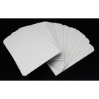 50 Docsmagic.de Trading Card Deck Divider White - Kartentrenner Weiss - 68 x 97 mm