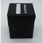 Docsmagic.de Deck Box Big + 100 Mat Black Sleeves Standard - Kartenhüllen Schwarz