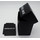 Docsmagic.de Deck Box Medium + 100 Mat Black Sleeves Standard - Kartenhüllen Schwarz