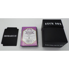 Docsmagic.de Deck Box Medium + 60 Mat Black Sleeves Small Size - Kartenhüllen Schwarz