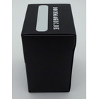 Docsmagic.de Deck Box Medium + 60 Mat Black Sleeves Small Size - Kartenhüllen Schwarz