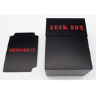 8 x Docsmagic.de Deck Box Medium (80) Black + Card Divider