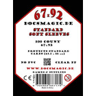 2.000 Docsmagic.de Soft Card Sleeves Clear - 20 Packs - 67 x 92 mm - Standard Size - Klar Kartenhüllen