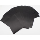 600 Docsmagic.de Mat Black Small Size Card Sleeves Clear - 10 Packs - Standard - 62 x 89