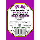 60 Docsmagic.de Mat Black Card Sleeves Small Size 62 x 89