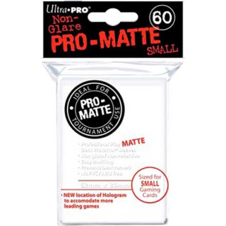 Ultra Pro 60ct Pro-Matte White Small Deck Protectors