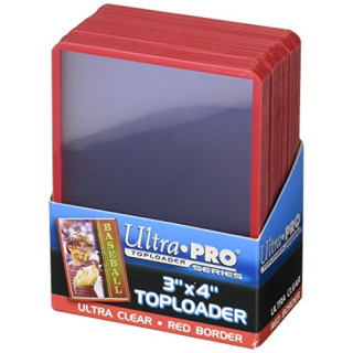 Ultra Pro  - Toploader - 3 x 4" Red Border (25 pieces)"