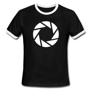 Portal 2 T-Shirt "Aperture Symbol", L
