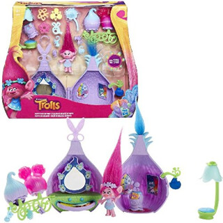 Hasbro Trolls B6559EU5 - Trollstadt Poppys Haarsalon, Spielset