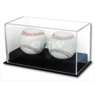 BCW Deluxe Acrylic Double (2) Baseball Holder - Sports...