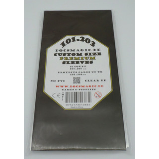 50 Docsmagic.de Premium Custom Size Board Game Sleeves - 101 x 203 - 104 x 205 - Kingdom Death Brettspielhüllen