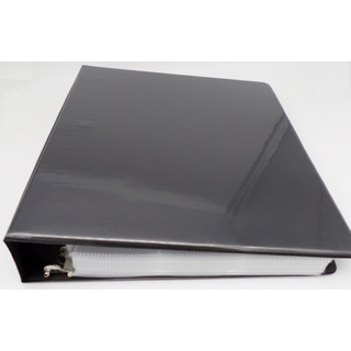 Docsmagic.de 3-Ring Album Black + 100 9-Pocket Premium Pages - Sammelalbum + Ordnerseiten - Schwarz - PKM - YGO MTG