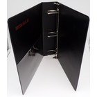 Docsmagic.de 3-Ring Album Black + 100 9-Pocket Premium Pages - Sammelalbum + Ordnerseiten - Schwarz - PKM - YGO MTG