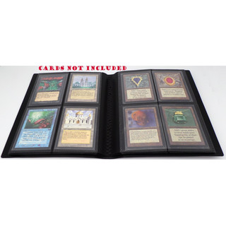 Docsmagic.de Pro-Player 4-Pocket Album Black - 160 Card Binder - MTG - PKM - YGO - Schwarz