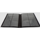 Docsmagic.de Pro-Player 4-Pocket Album Black - 160 Card Binder - MTG - PKM - YGO - Schwarz