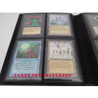 Docsmagic.de Pro-Player 4-Pocket Album Black - 160 Card Binder - MTG - PKM - YGO - Schwarz