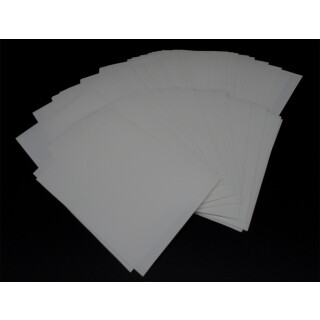 5 x  100 Docsmagic.de Mat White Card Sleeves Standard Size 66 x 91 - Weiss - Kartenhüllen - PKM MTG