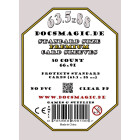 100 Docsmagic.de Clear Card Sleeves Standard Size 66 x 91 - Klar - Durchsichtig - Kartenhüllen - PKM MTG