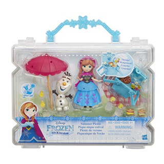 Hasbro Disney Frozen Small Doll - Little Kingdom -  Summer Picnic Anna & Olaf (C0459)