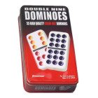 Double 9 Colour Dominoes in Tin (Colours Vary)