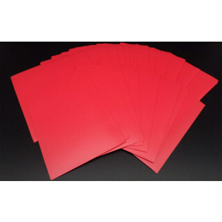 4 x 60 Docsmagic.de Mat Red Card Sleeves Small Size 62 x 89 - YGO Cardfight - Mini Kartenhüllen Rot