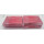 4 x 60 Docsmagic.de Mat Red Card Sleeves Small Size 62 x 89 - YGO Cardfight - Mini Kartenhüllen Rot