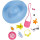 Mattel FKR90 - Barbie Fashions Accessoires Sortiment - Strandset, mit Sonnenhut, Handtasche, Frisbee, Kamera, Sonnencreme, Schmuck,....