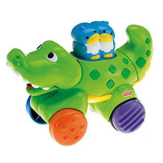 Fisher Price Toy - Infant Amazing Animals Press and Go Gator - Baby Toddler 6-36 Months