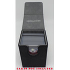 Docsmagic.de Premium Magnetic Flip Box (100) Black + Deck Divider - MTG PKM YGO - Kartenbox Schwarz