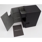 Docsmagic.de Premium Magnetic Tray Box (80) Black + Deck Divider - MTG PKM YGO - Kartenbox Schwarz