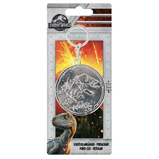 Jurassic World 2 - Metall Schlüsselanhänger mit Relief