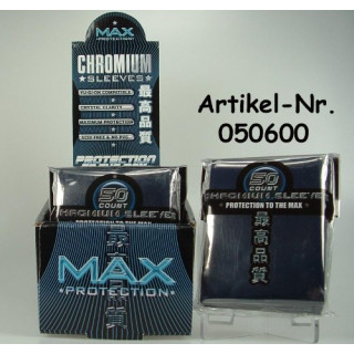 50 Chromium Protectors, Chromium Sleeves, Blue - Standard Size