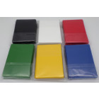 6 x 60 Docsmagic.de Mat  Card Sleeves Small Size 62 x 89 - Black Blue Green Red White Yellow - YGO Cardfight - Mini Kartenhüllen