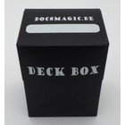 Docsmagic.de Deck Box + 100 Double Mat Black Sleeves Standard - Kartenbox & Kartenhüllen Schwarz - PKM MTG