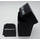 Docsmagic.de Deck Box + 100 Double Mat Black Sleeves Standard - Kartenbox & Kartenhüllen Schwarz - PKM MTG