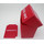 Docsmagic.de Deck Box + 100 Mat Red Sleeves Standard - Kartenbox & Kartenhüllen Rot - PKM MTG