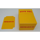 Docsmagic.de Deck Box + 100 Mat Yellow Sleeves Standard - Kartenbox & Kartenhüllen Gelb - PKM MTG