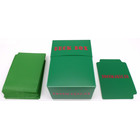 Docsmagic.de Deck Box + 100 Double Mat Green Sleeves...